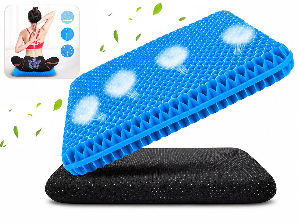 Double Layer Gel Honeycomb Seat Cushion