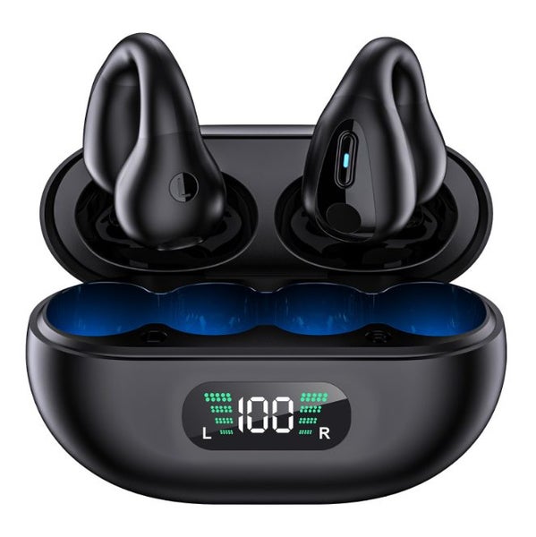 Open Ear Clip Headphones, Wireless Earbuds Bluetooth Earphones