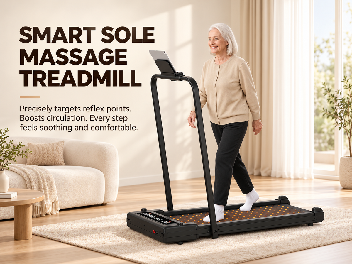 Compact Motorised Treadmill - 140kg, Bluetooth, 3.5HP