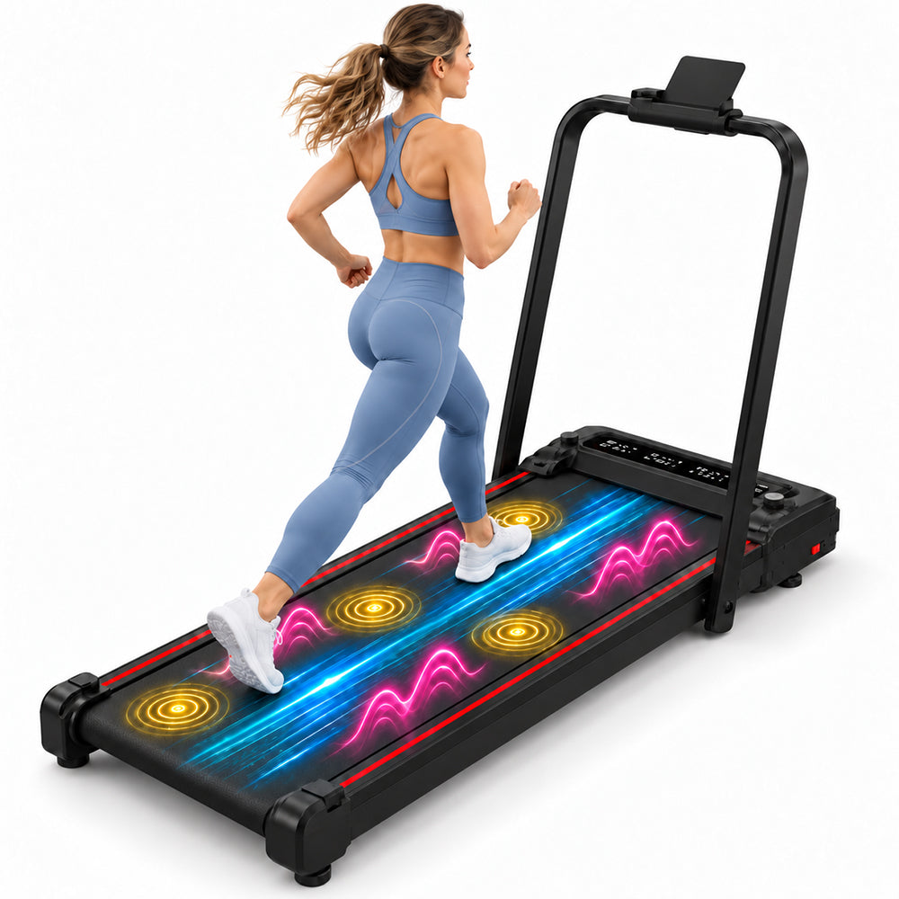 Compact Motorised Treadmill - 140kg, Bluetooth, 3.5HP