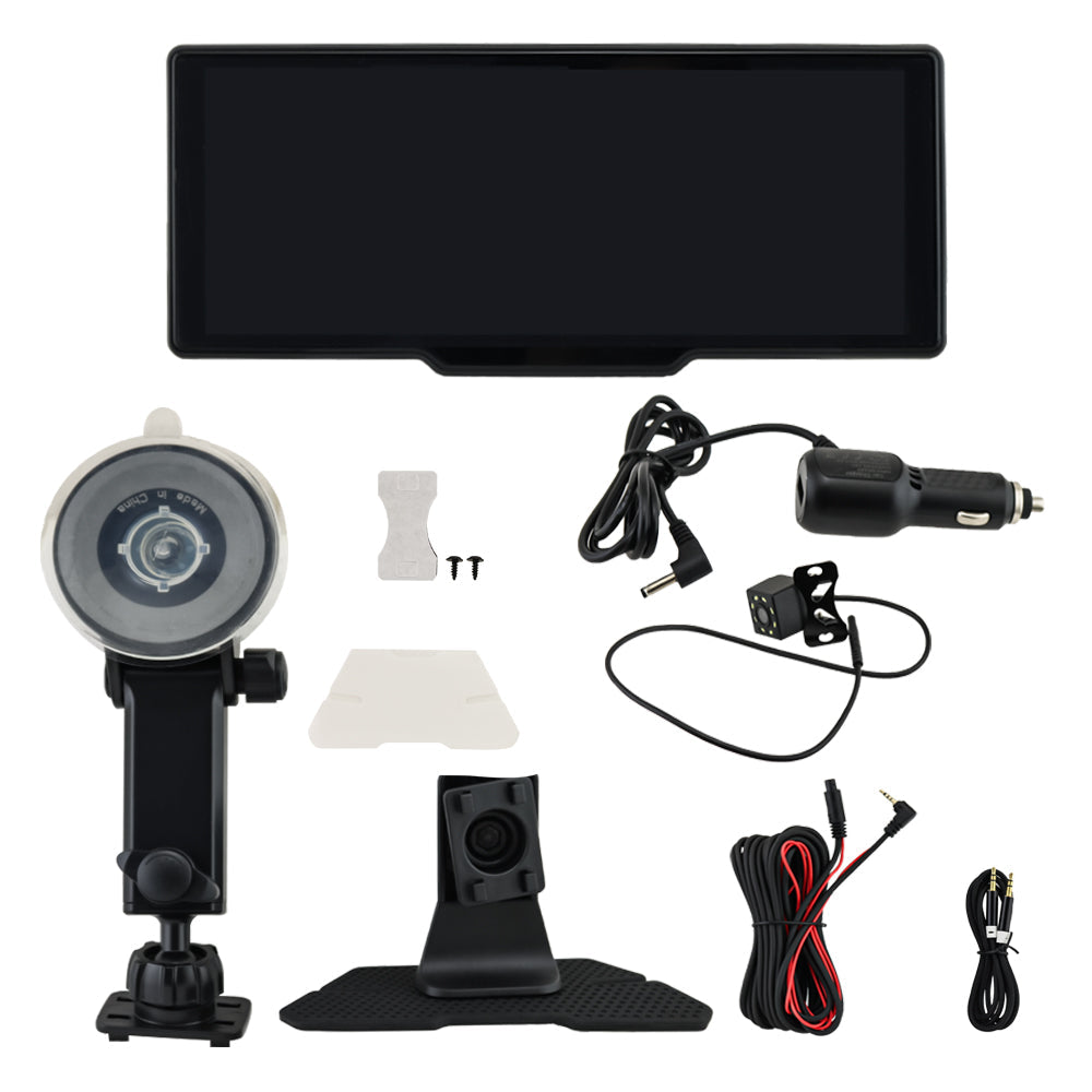9" Portable Wireless Apple Carplay Android Car Stereo