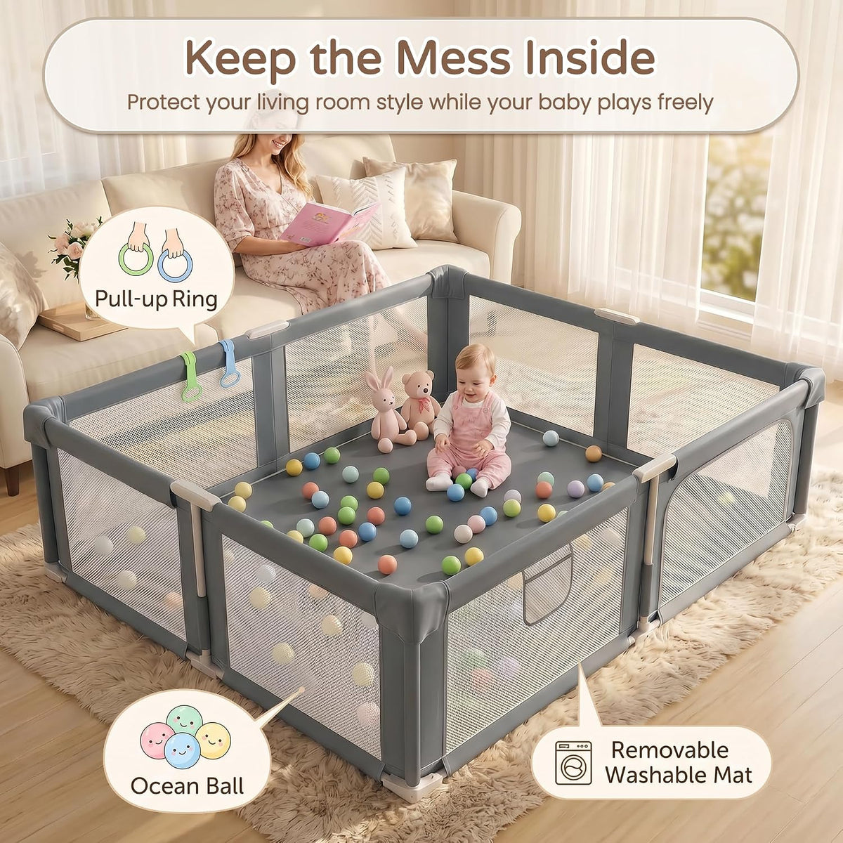 Portable Playpen Fence