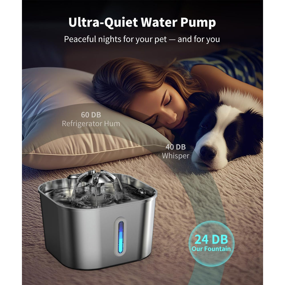 Cat Water Fountain Stainless Steel