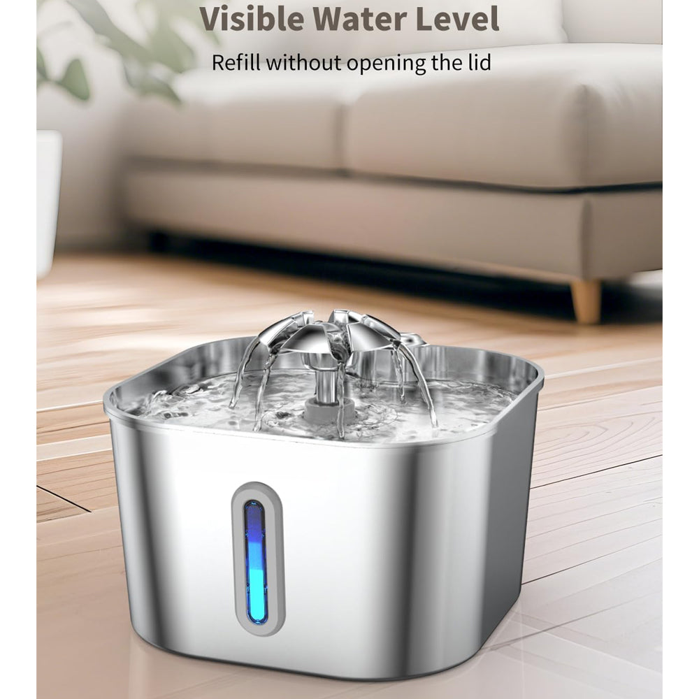 Cat Water Fountain Stainless Steel