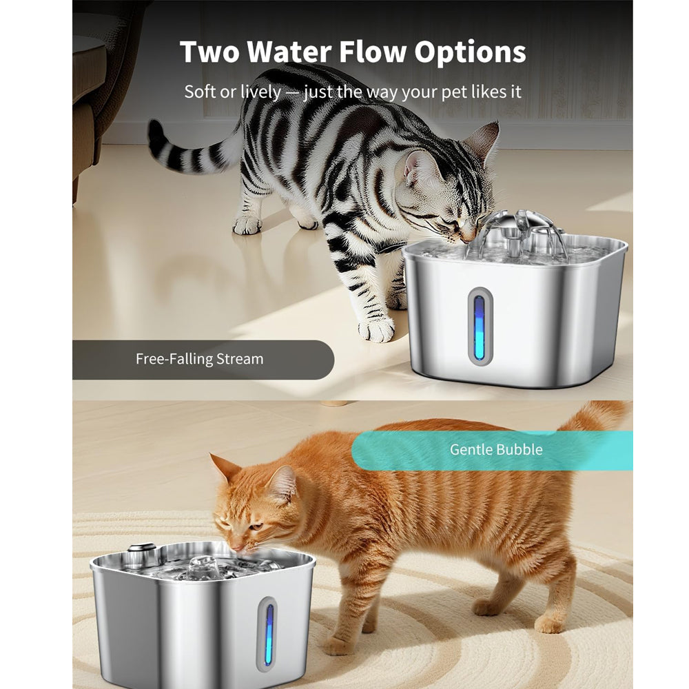 Cat Water Fountain Stainless Steel