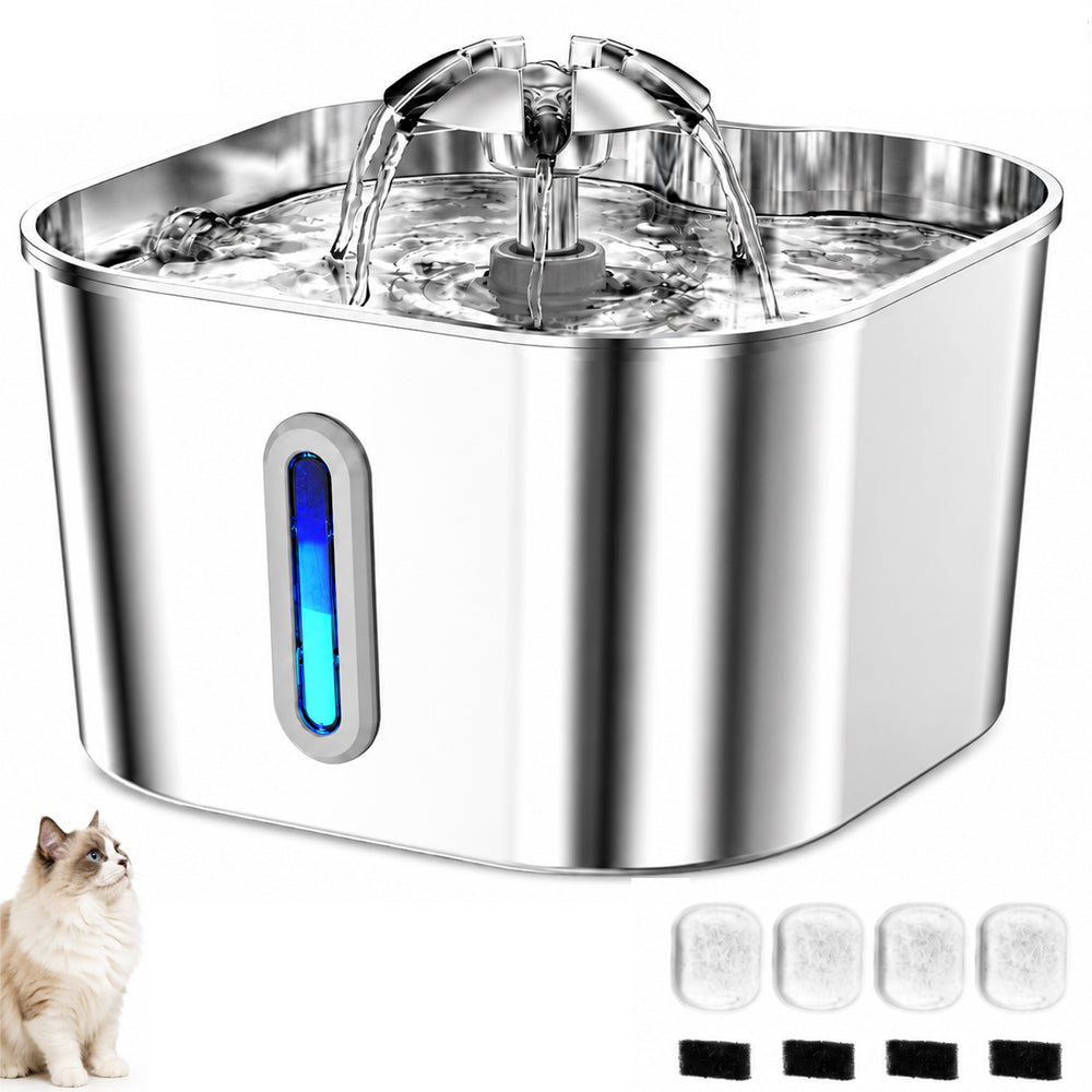 Cat Water Fountain Stainless Steel