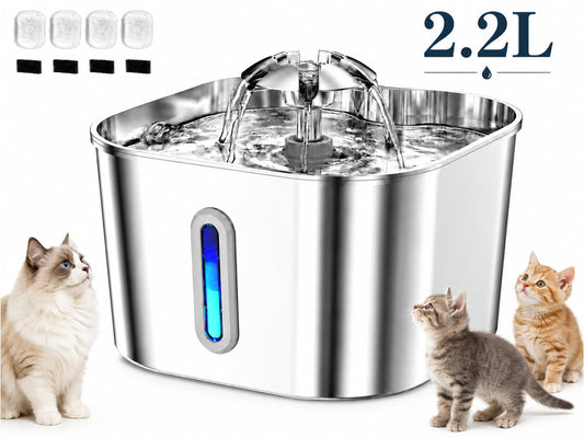 Cat Water Fountain Stainless Steel