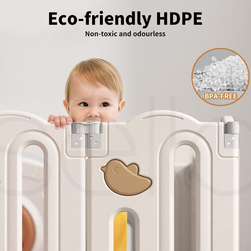 Baby Playpen Kids Playpen – 16 Panel Foldable Safety Play Area