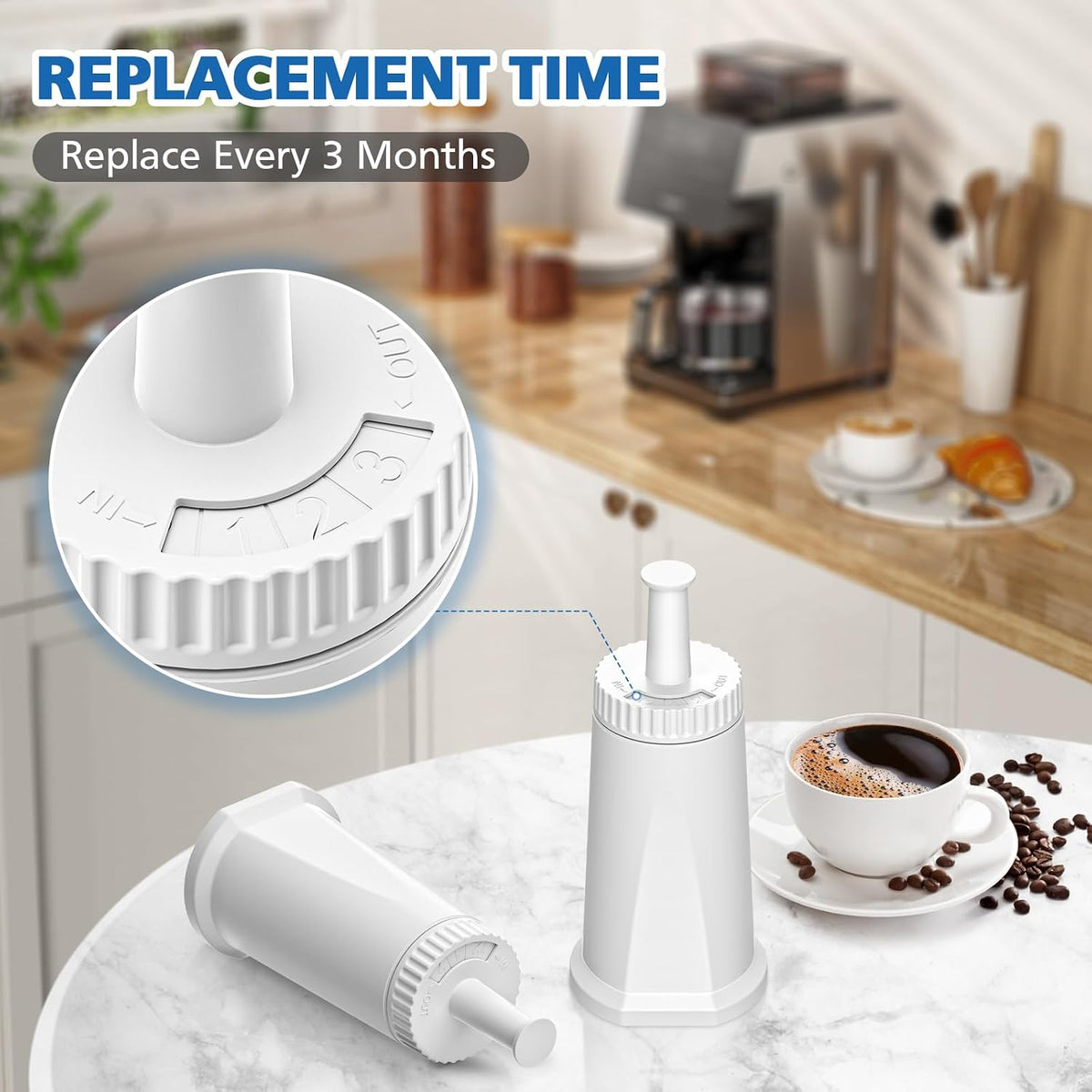 Water Filter Replacement for Breville Espresso Machines
