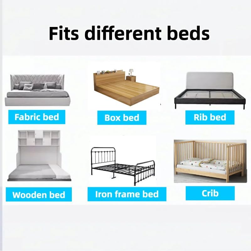 Toddlers Bed Rail 200x66CM Adjustable Folding Toddler Safety Guard