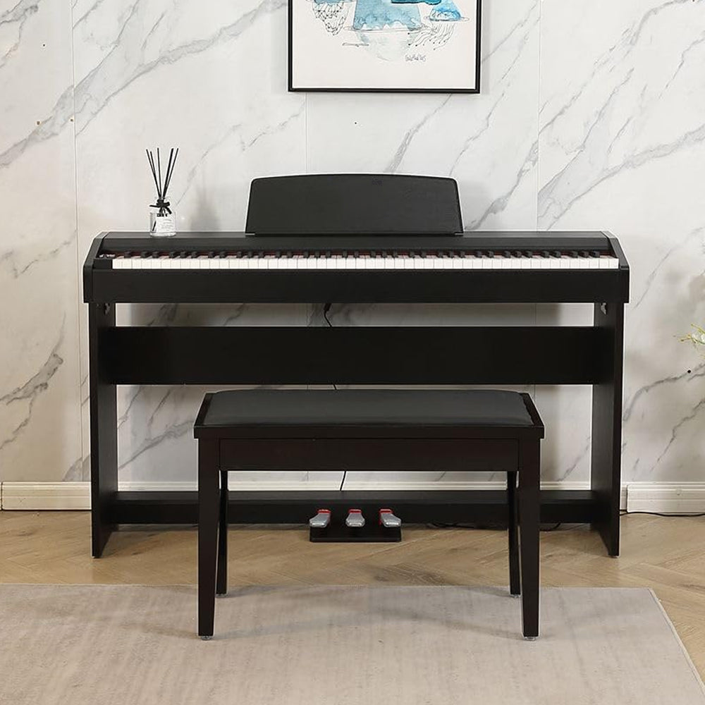 88 Key Weighted Hammer Action Keyboard Piano with 3 Pedals
