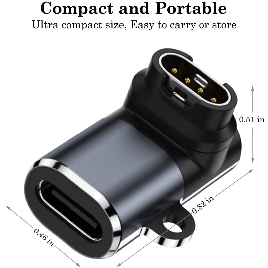 Micro to Garmin Watch Charging Adapter