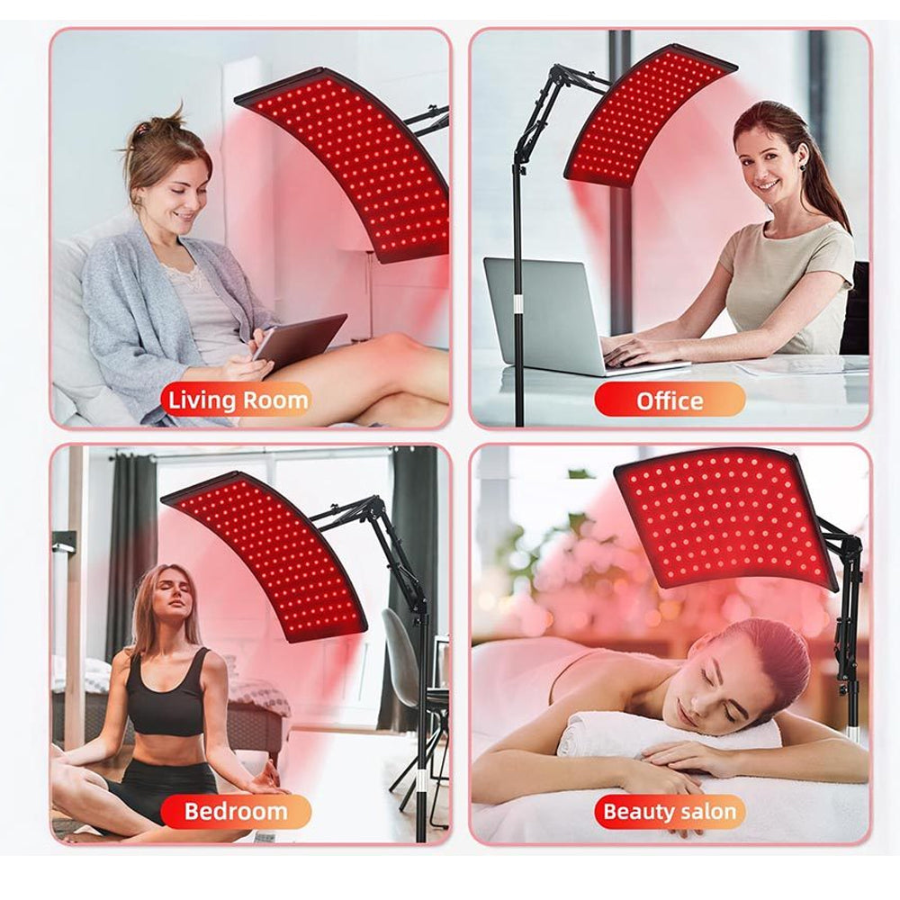 LED Red Light Therapy Lamp With Stand