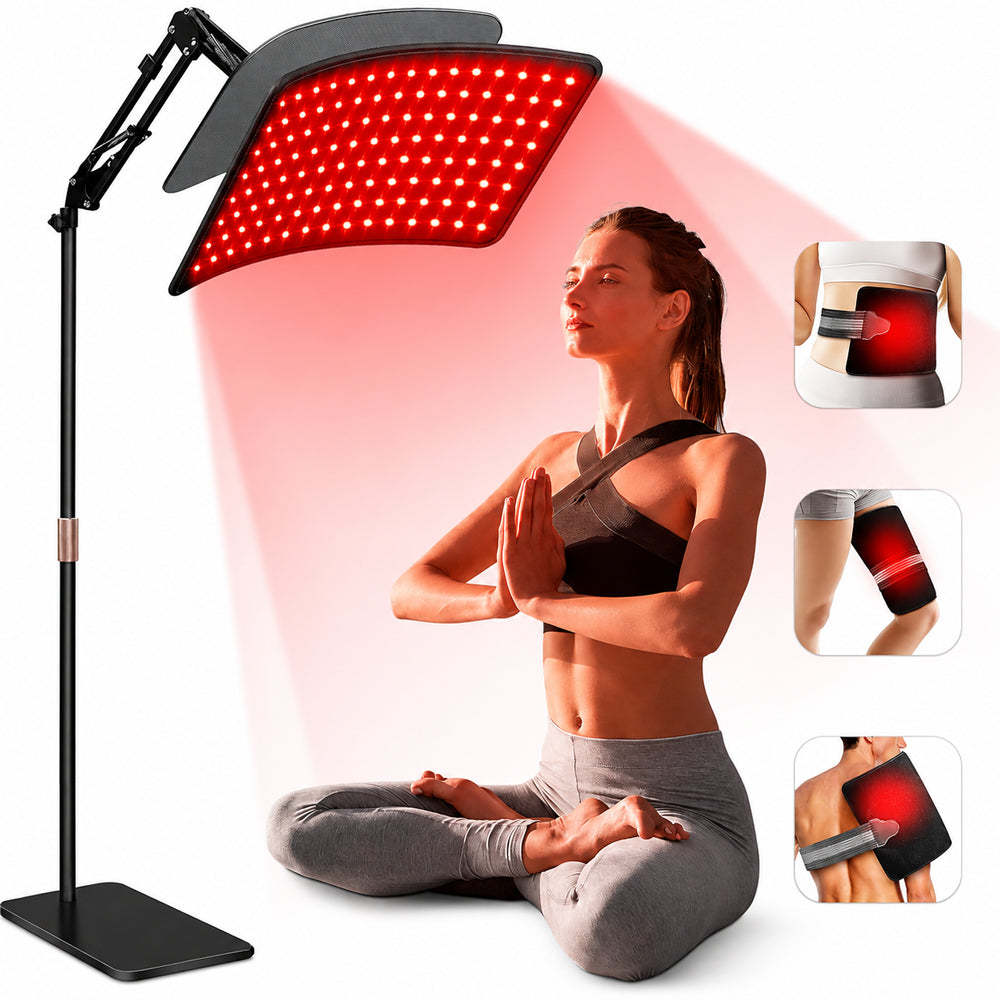 LED Red Light Therapy Lamp With Stand