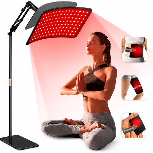 LED Red Light Therapy Lamp With Stand