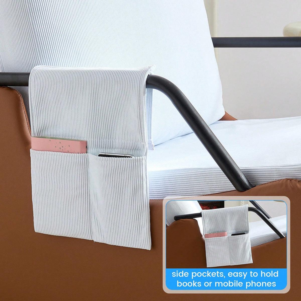 Recliner Chair Adjustable Rocking Chair with 3-Level Backrest