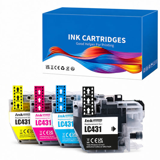Brother LC431XL Ink Cartridge Full Set Compatible High Yield * 4