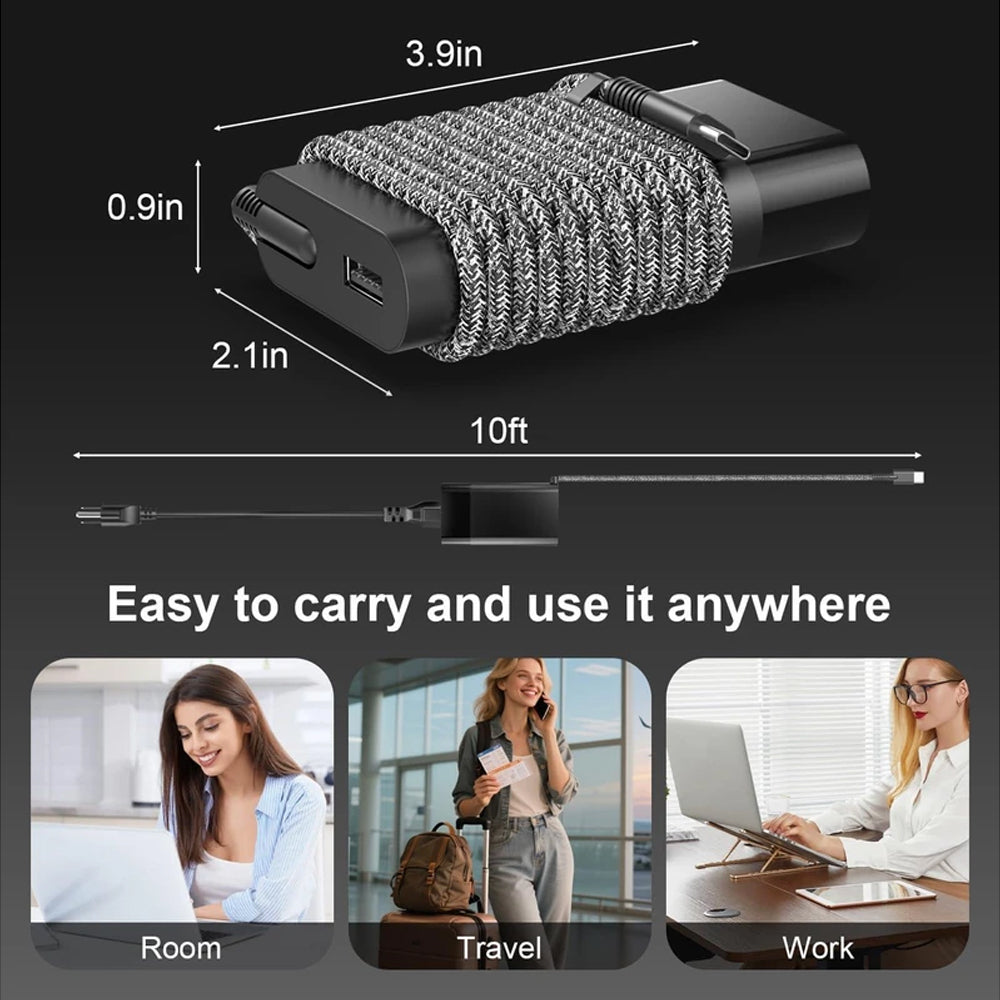 65W HP Laptop Charger USB C