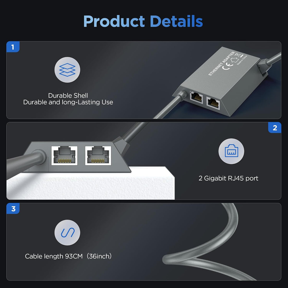 Starlink Ethernet Adapter Gen 2