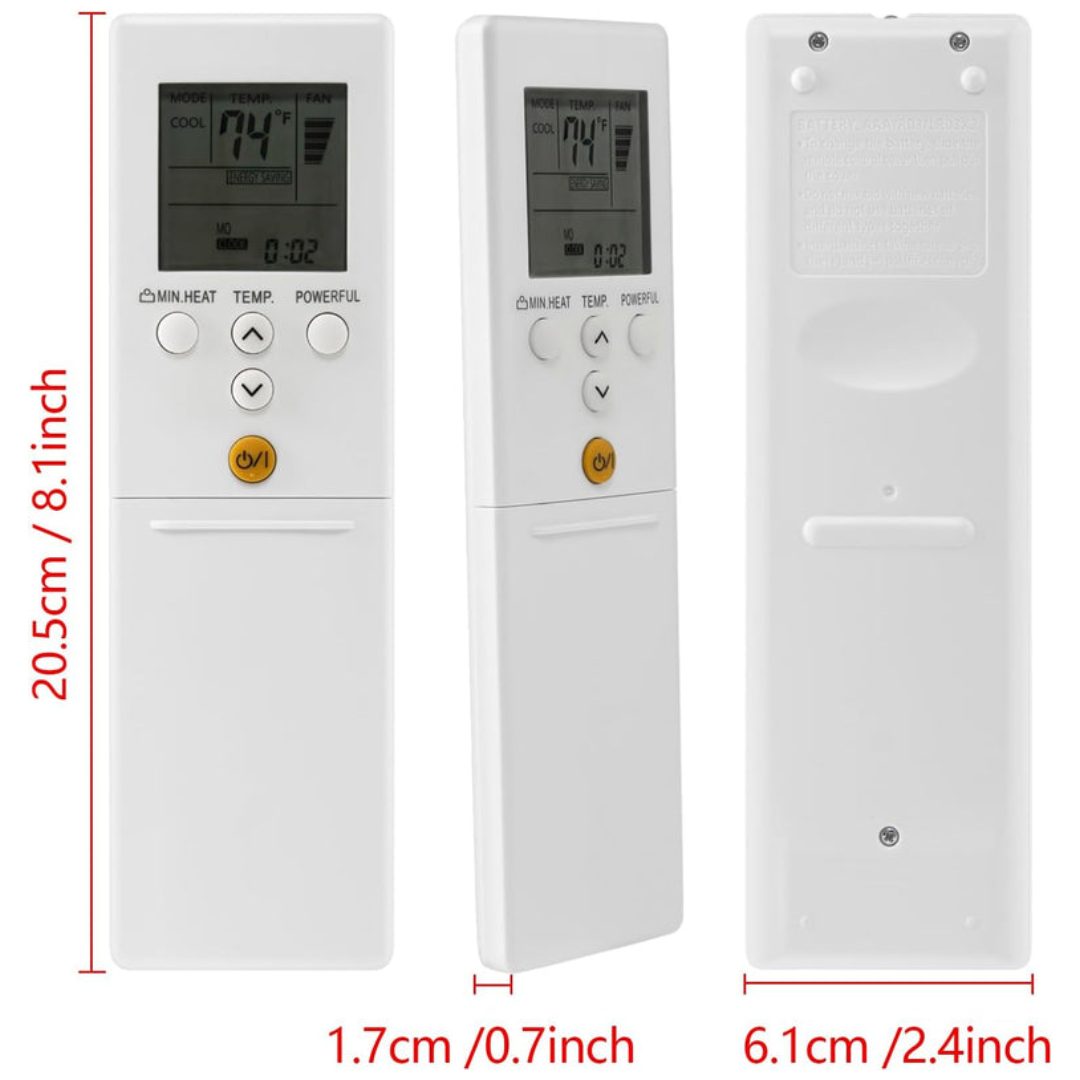 Fujitsu Heat Pump Remote Replacement