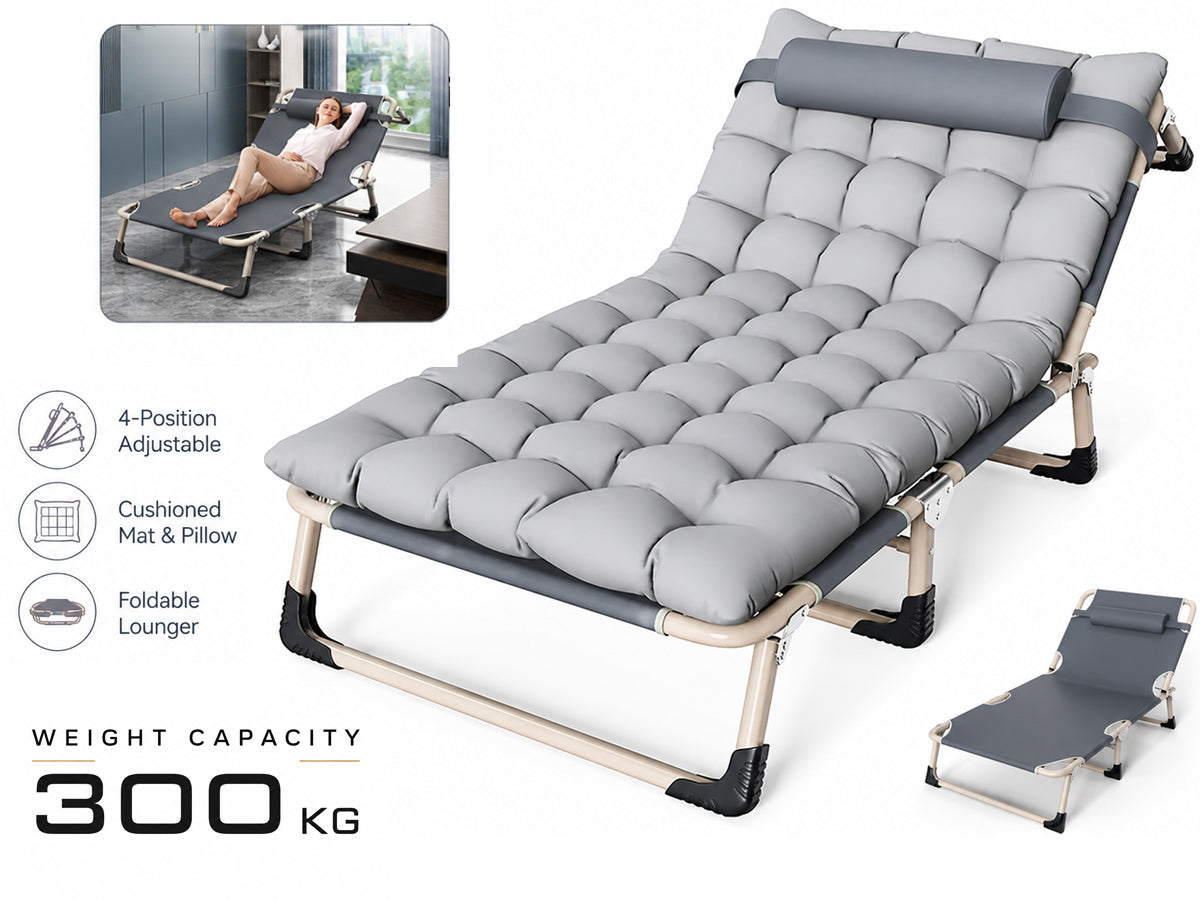 Folding Camping Bed Cots with Mattress