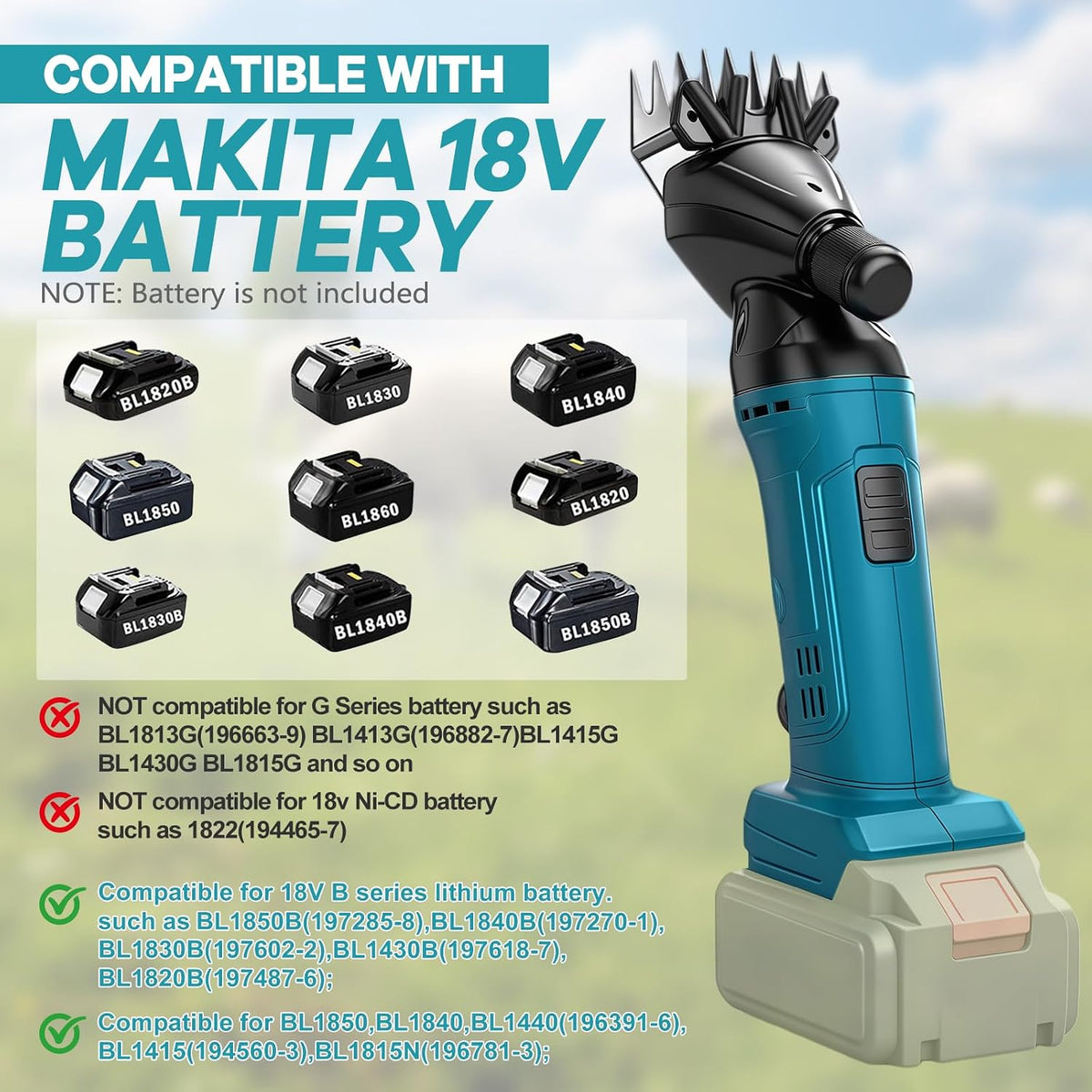 Cordless Sheep Clipper