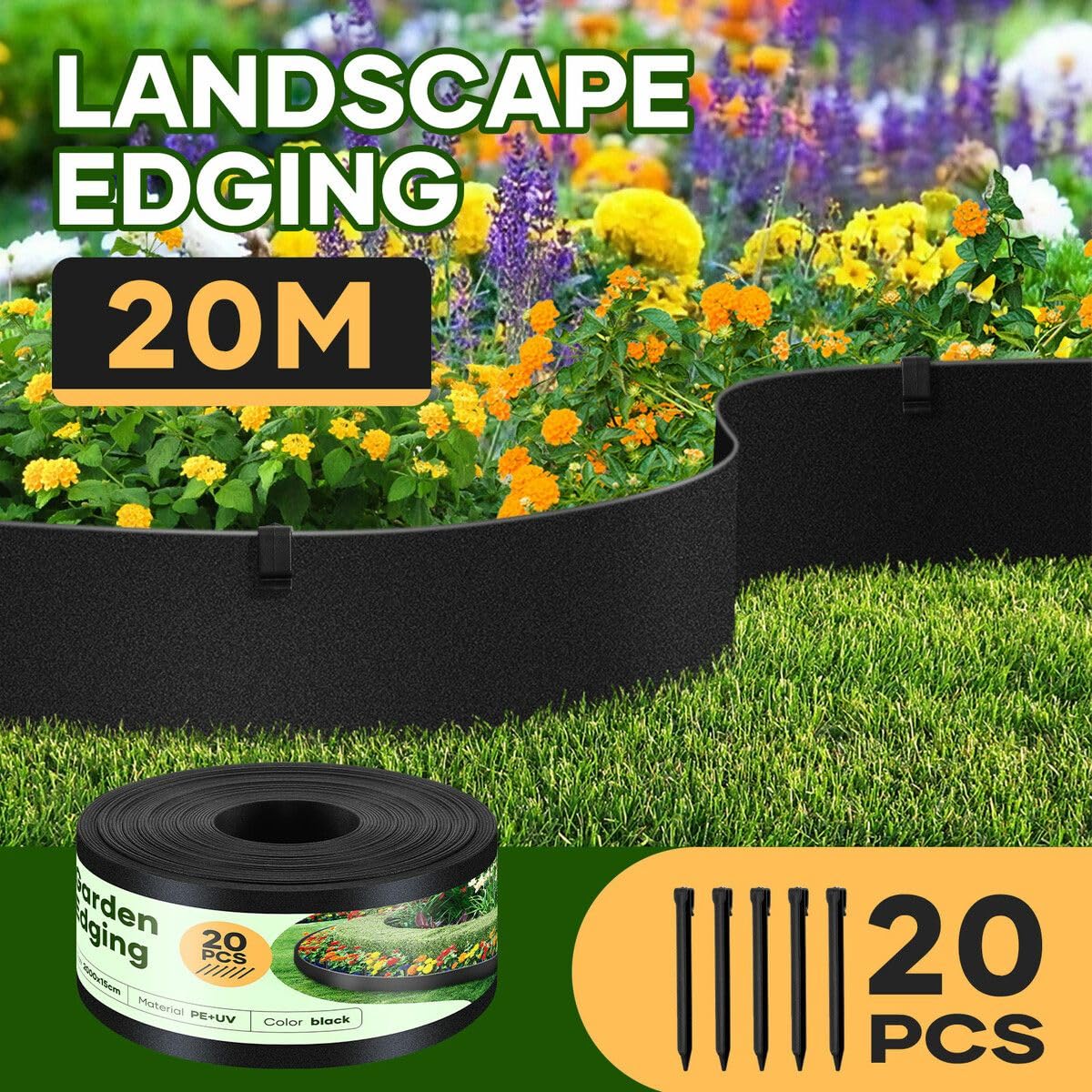 Garden Edging Lawn 20mx150mm