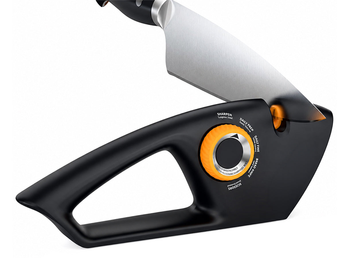 Adjustable-Angle Knife and Scissor Sharpener