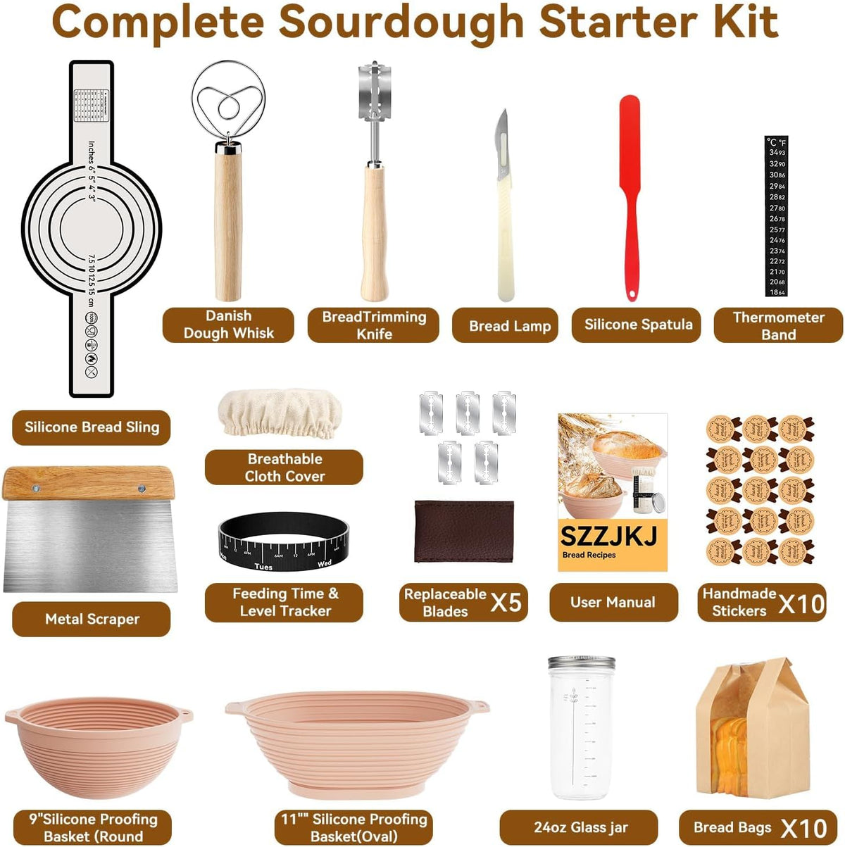 Sourdough Proofing Baskets Banneton Bowls