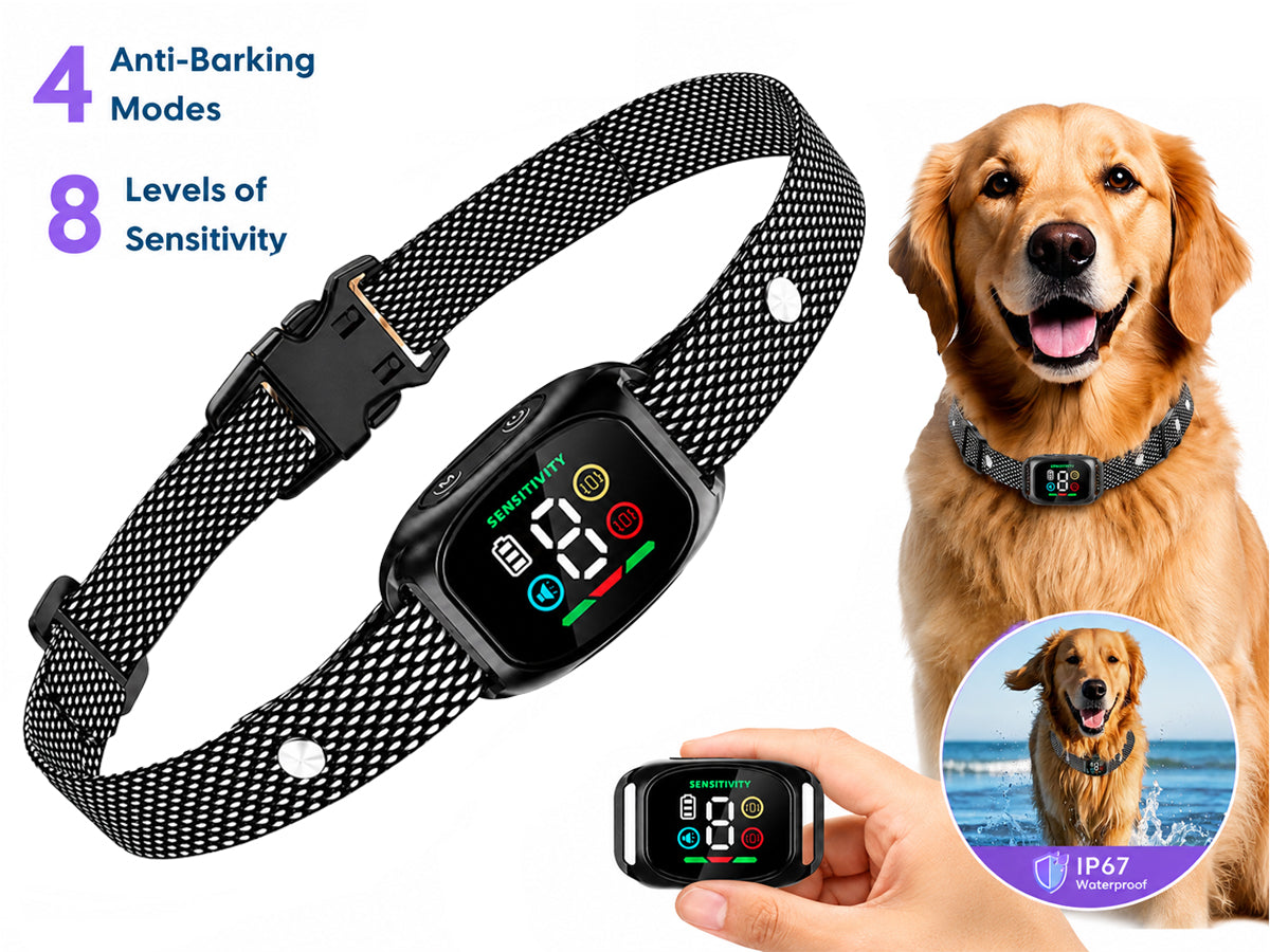 Anti Bark Dog Training Collar with 4 Training Modes