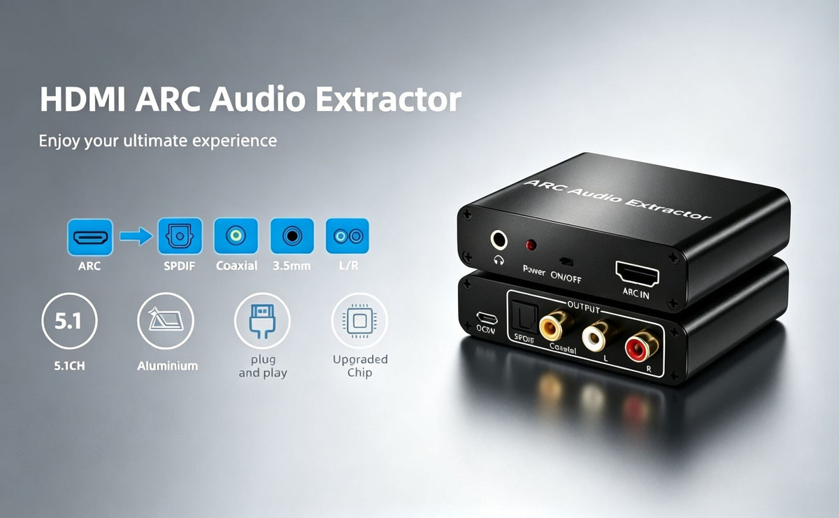 HDMI HDTV video audio converter ARC Audio Extractor Adaptor