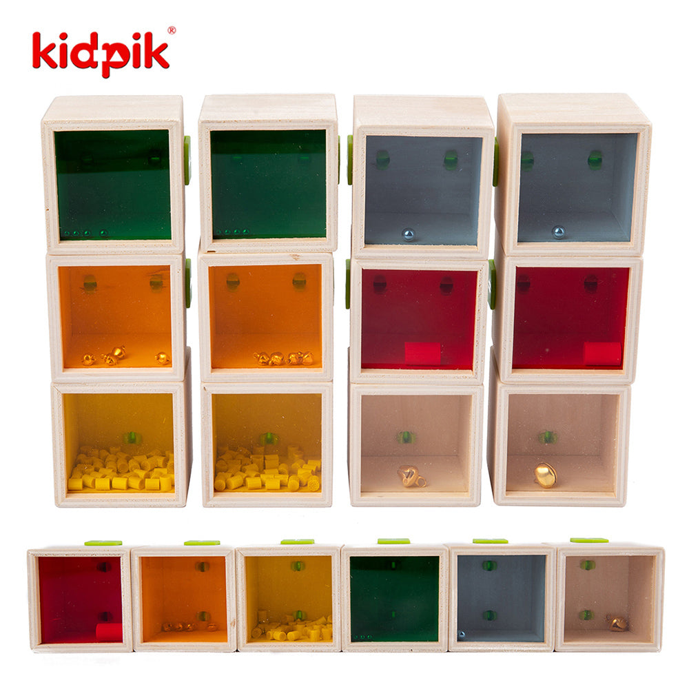Montessori Wooden Sound Matching Game 12pc Kids Toy