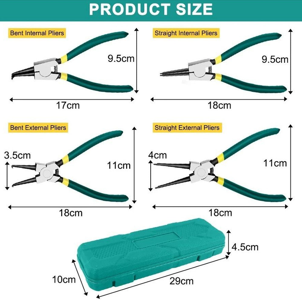 Circlip Pliers Set 4 Piece