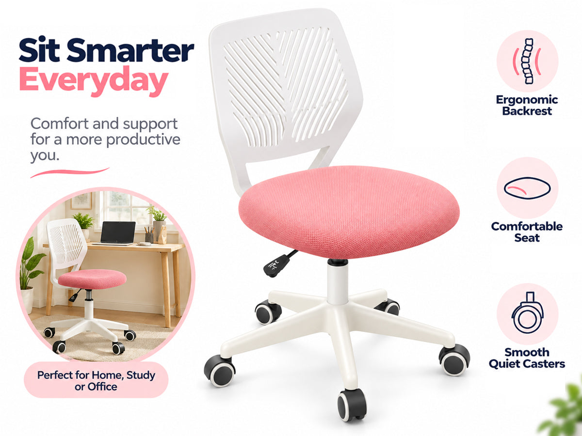 Office Chair Student Chair Pink