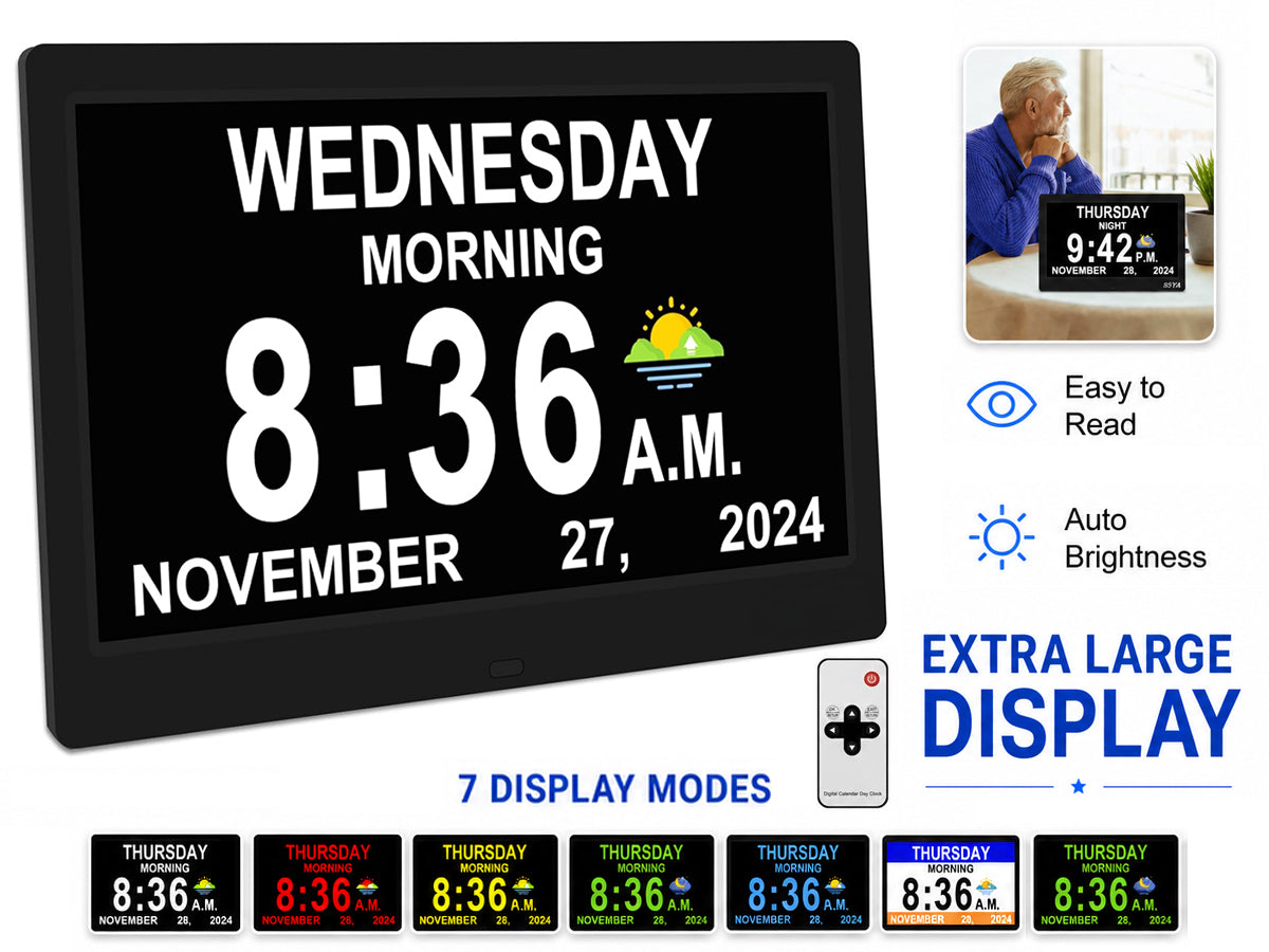 Alarm Clock Large LED Clock