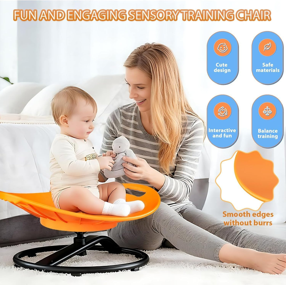 Kids ensory Swivel Chair