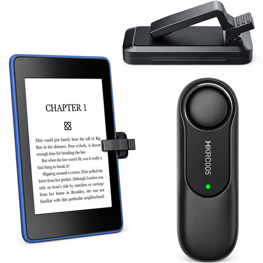 Wireless Page Turner Remote for Kindle Paperwhite Hands-Free Reading