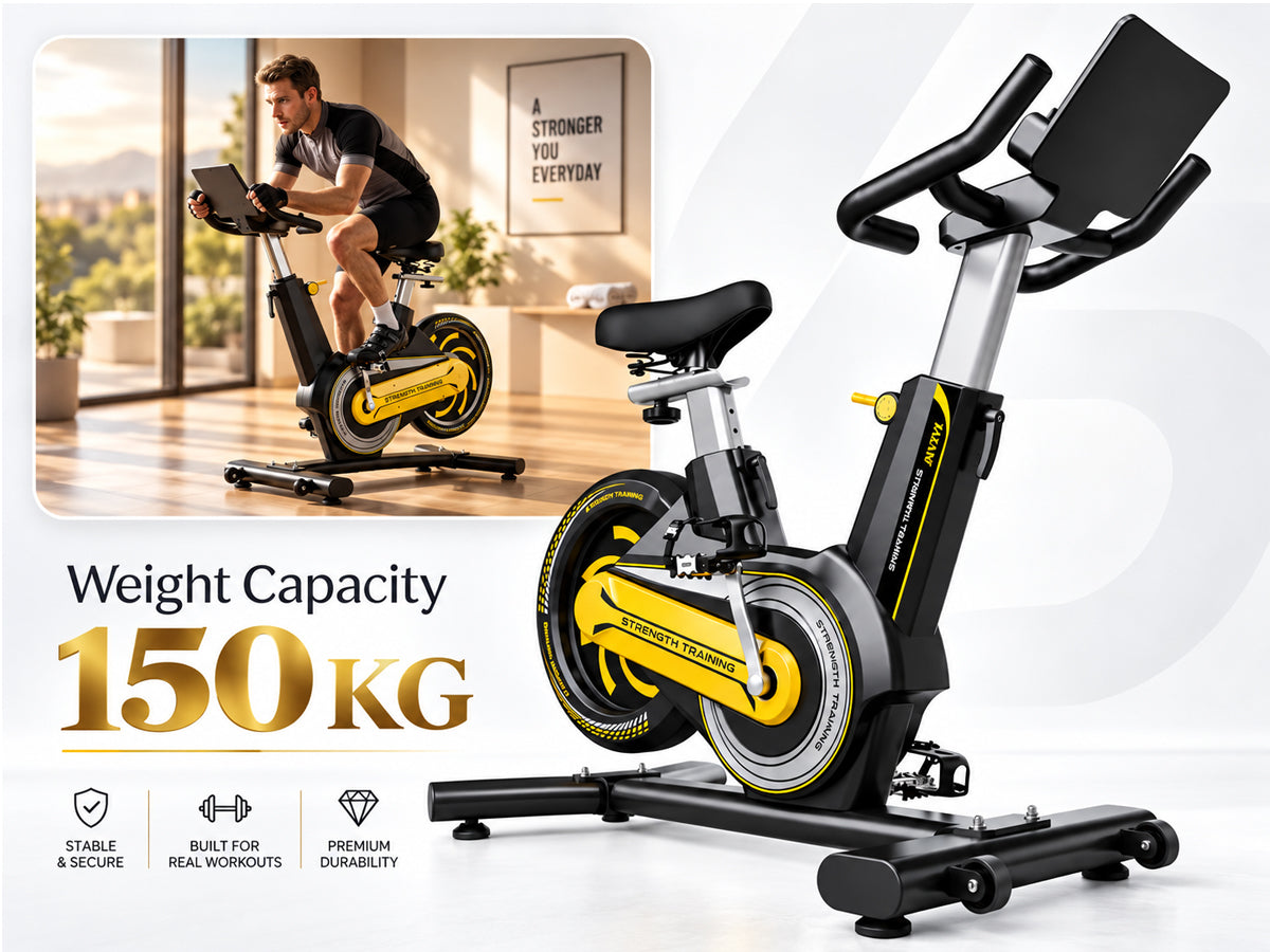 Exercise Spin Bike Heavy Duty Exercycle Fitness Spin Bike