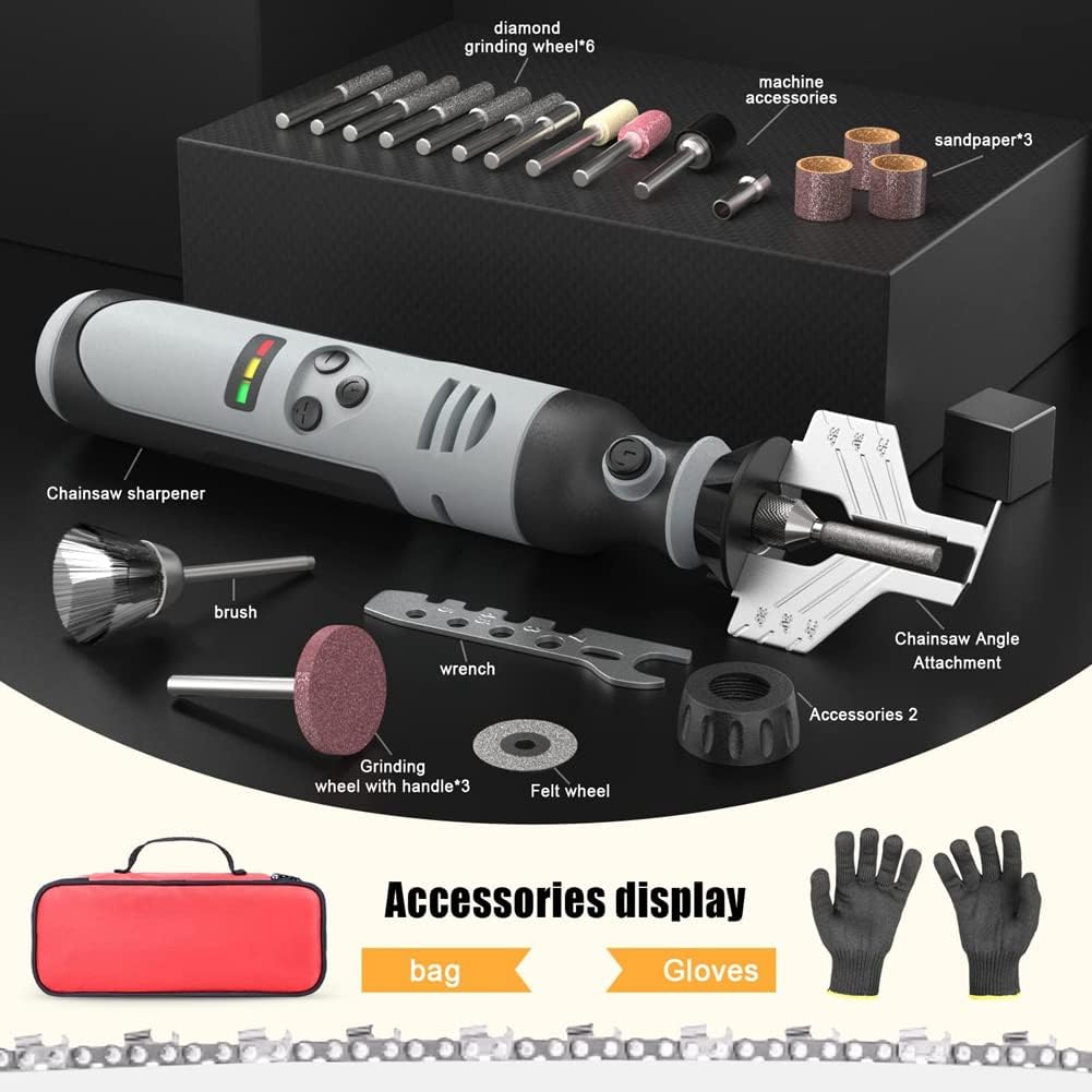 Cordless  Electric Chainsaw Sharpener Kit