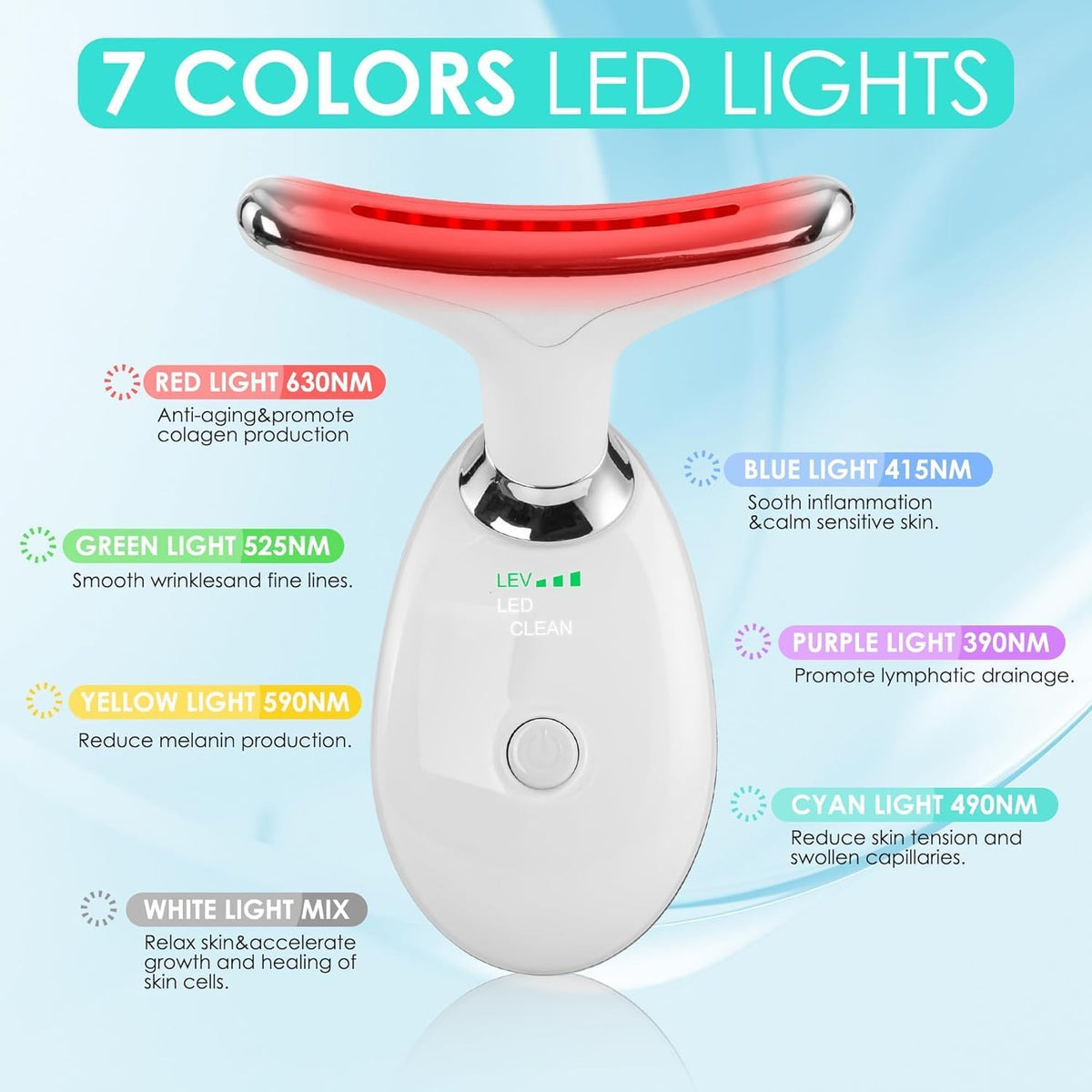Facial Massager – Rechargeable Face & Neck Sculpting Wand