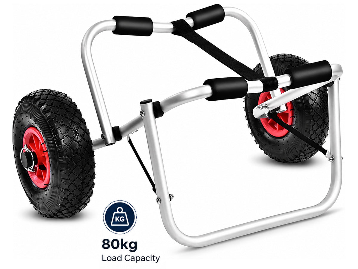 Kayak Trolley Cart Dolly Wheels Transport Canoe Fishing Carrier