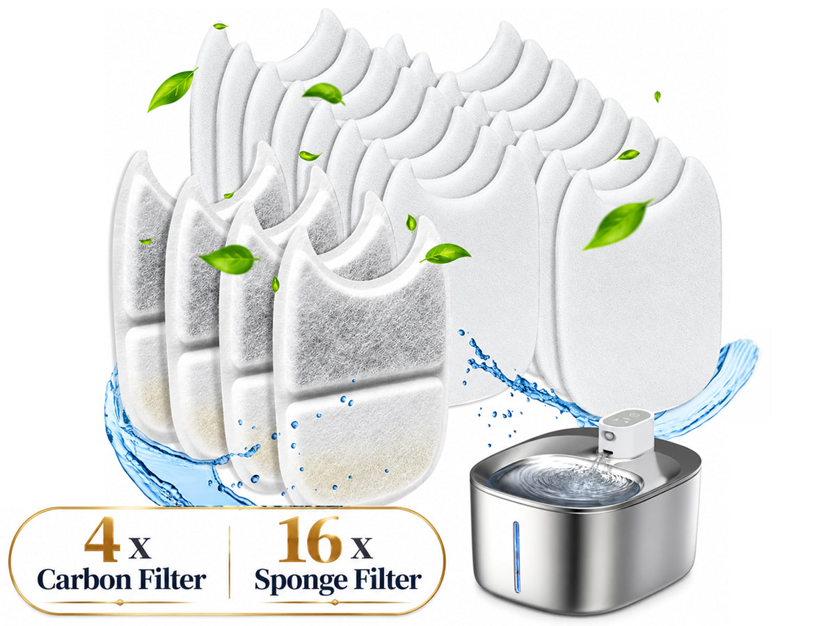 4 Pack Pet Water Fountain Filter