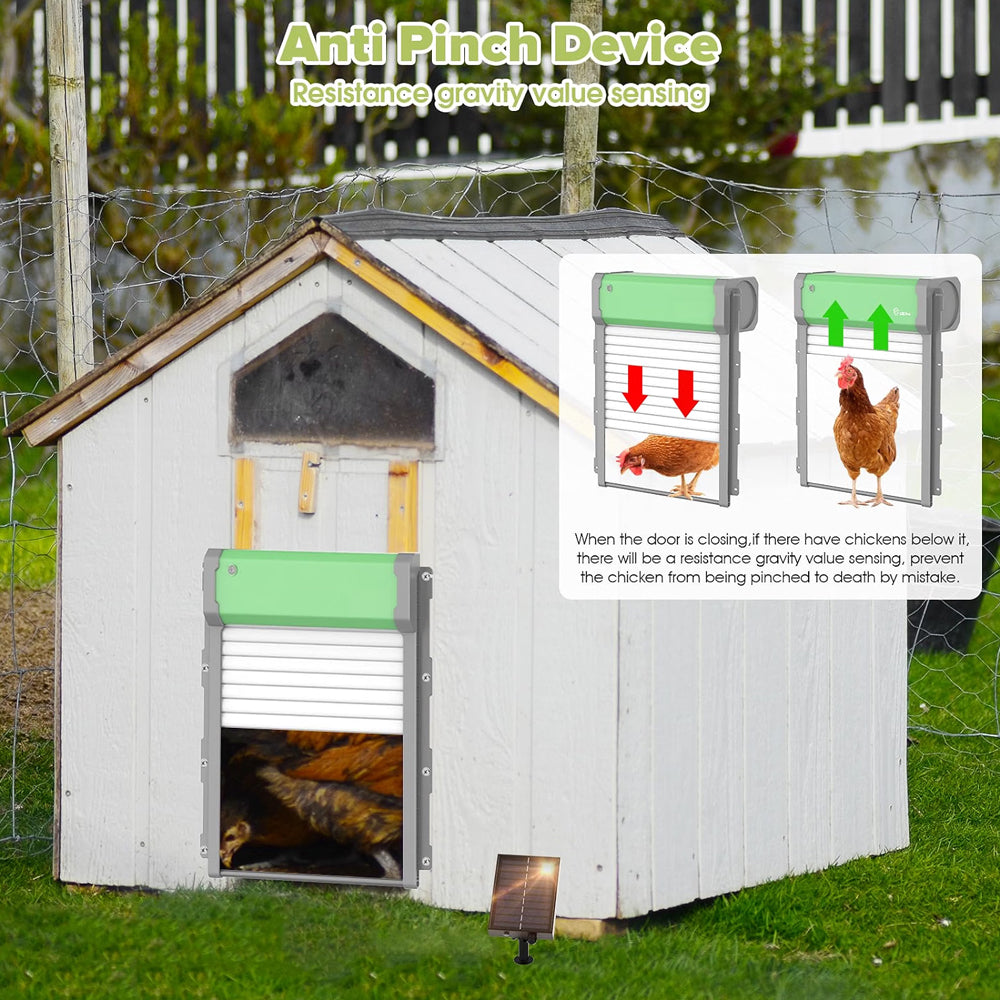 Solar Powered Automatic Chicken Coop Door