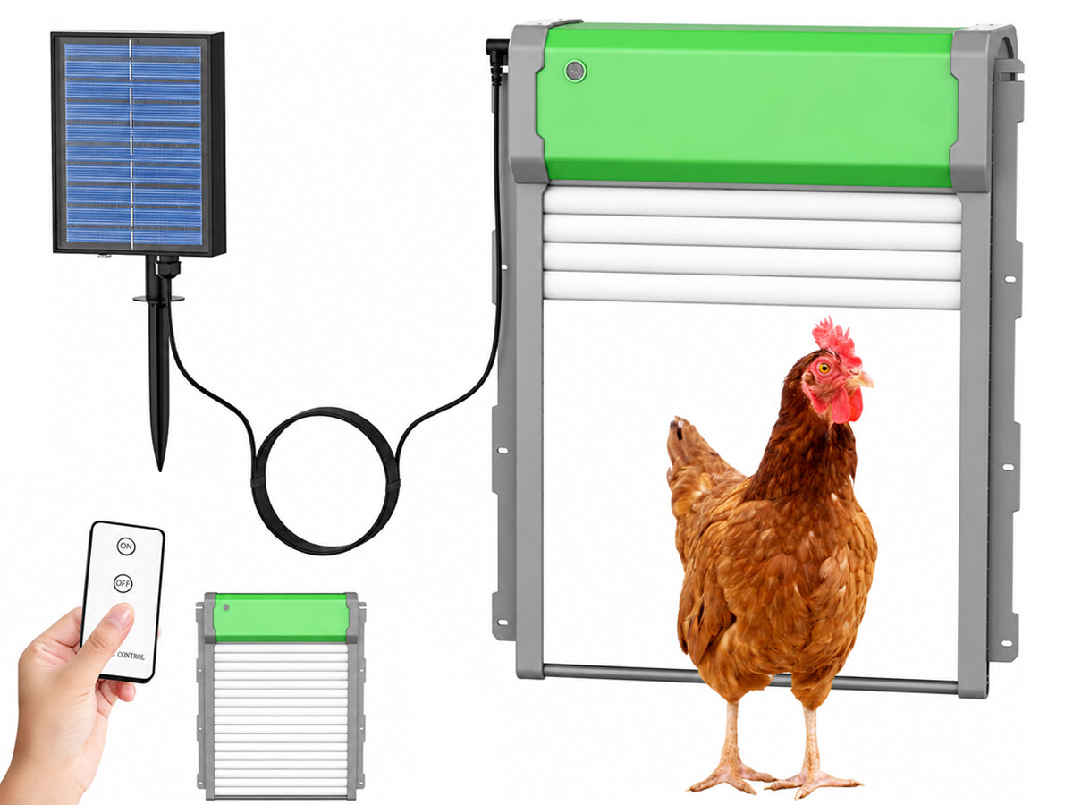 Solar Powered Automatic Chicken Coop Door