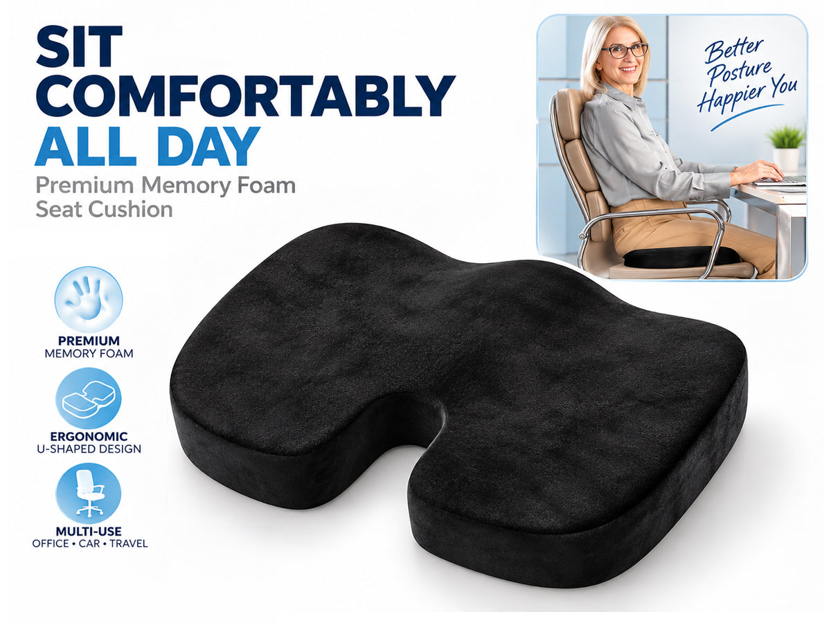 Seat Cushion Coccyx Memory Foam Pillow