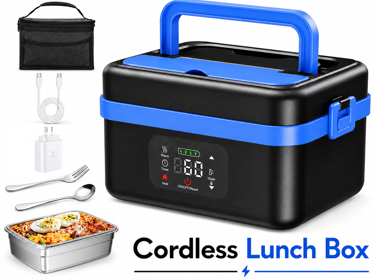 Portable Self Heating Electric Lunch Box Food Warmer