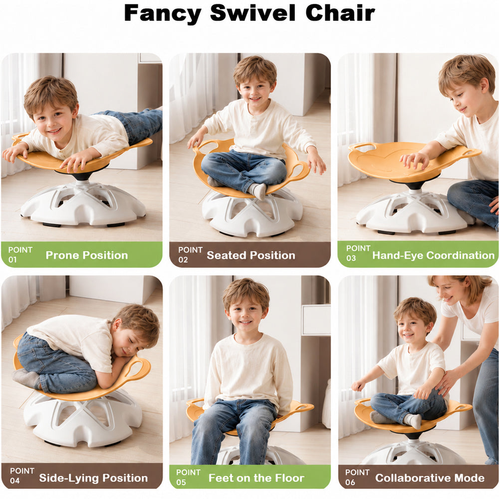 Kids Sensory Swivel Chair