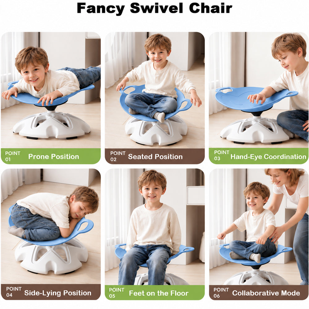 Kids Sensory Swivel Chair