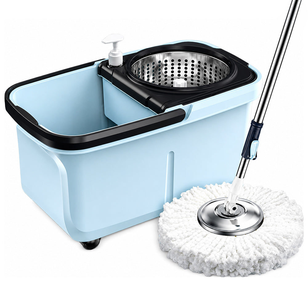 360 Spin Mop + Bucket Set Magic Mop Rotate Spinning Microfiber Mop