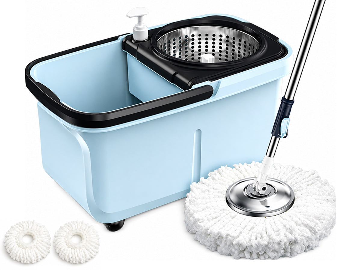 360 Spin Mop + Bucket Set Magic Mop Rotate Spinning Microfiber Mop